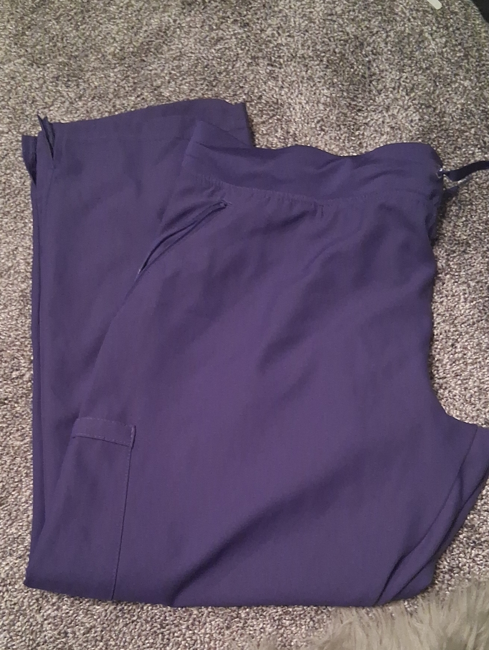 Med Couture Purple Scrub Pants